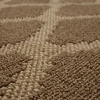 Mohawk Home - Tapis touffeté en polyester à motif de losanges, praline/havane