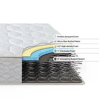 Matelas à ressorts de soutien Zinus Spa Sensations de 8 pouces Simple, double, grand