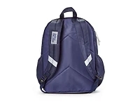 Sac à dos de 17 po à compartiments multiples en nylon de marque Justice ™ pour filles avec logo scintillant et tirettes