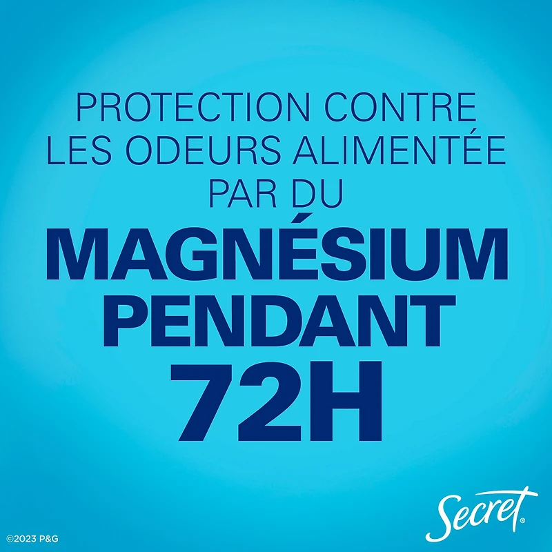 Invisible en bâton Secret sans aluminium, parfum Nénuphar clair, 68 g