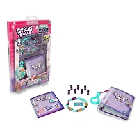 Sticki Rolls Sticki Book - Wearable & Shareable Sticker Bracelet + Collection Book - 120 Mini Stickers - 50 Activity Pages - 1000+ Sticker Designs