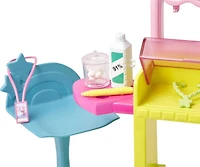 Barbie-Skipper Premiers Jobs Coffret Snack-Bar, avec accessoires