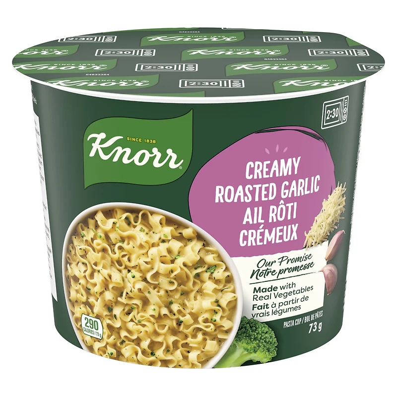 Knorr KNR Roasted Garlic Pasta CP 8p Bases/Bouillons Roasted Garlic Pasta Cup 73 GR, TBD