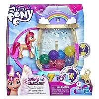 My Little Pony: A New Generation, Lanterne magique Sunny Starscout, jouet lumineux avec 25 pièces, surprises à découvrir pour enfants