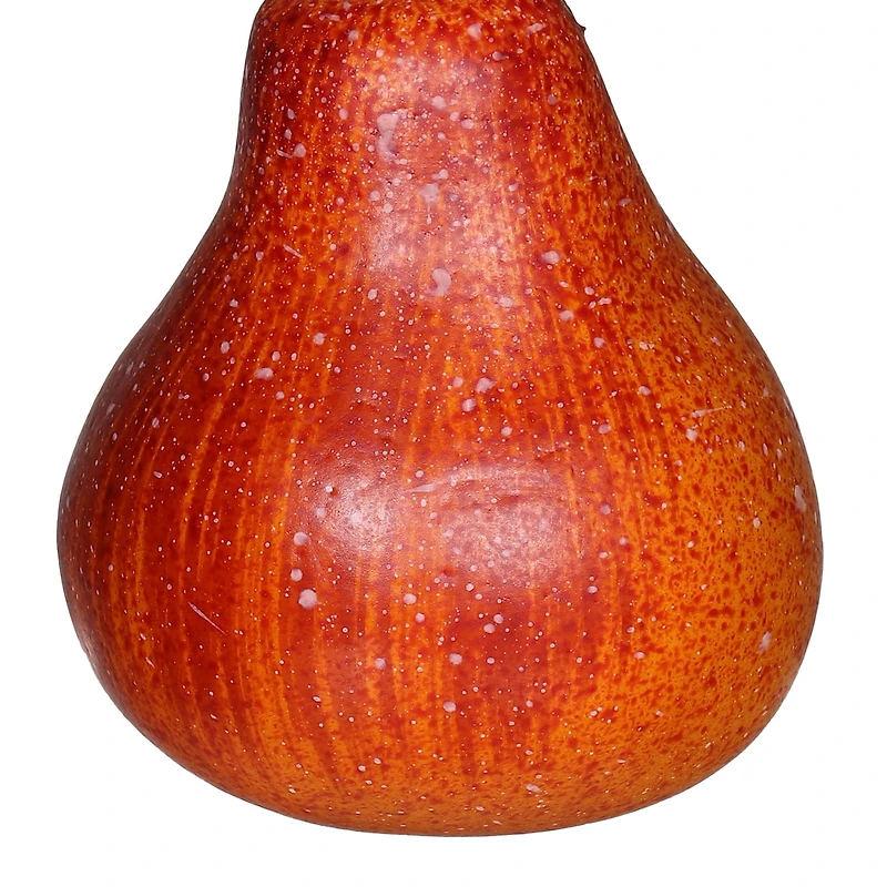 3.5inch Height  Harvest  Mini Foam Pear-Orange