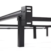 Zinus Spa Sensations Compack Twin to Queen Size Adjustable Metal Bed Frame, 7 inch Heavy Duty Steel Bed Frame with Included Headboard Brackets