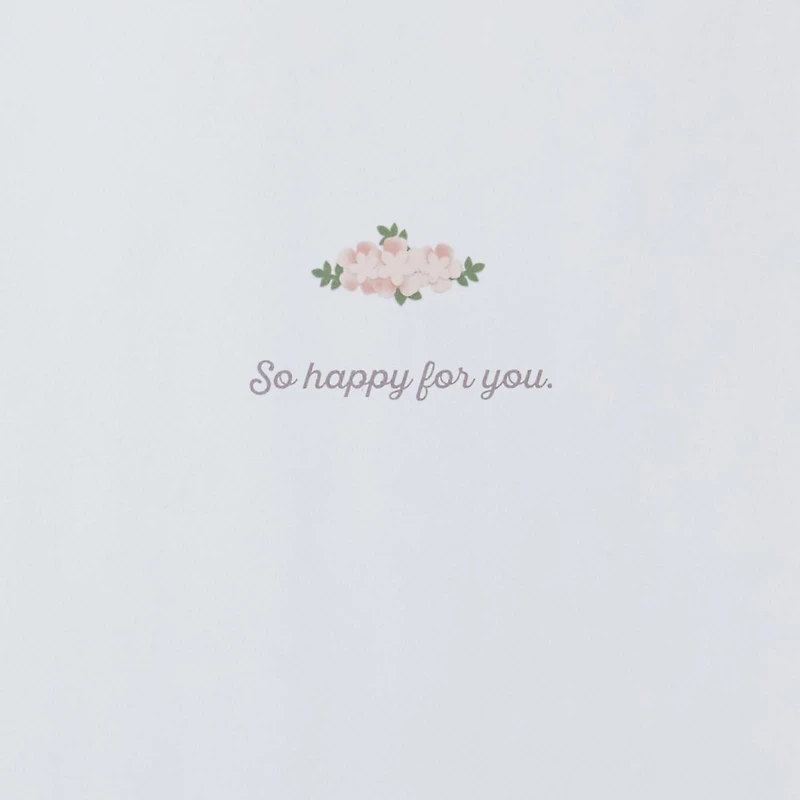 Hallmark Signature Wedding, Bridal Shower, or Engagement Card (Here Comes the Bride)