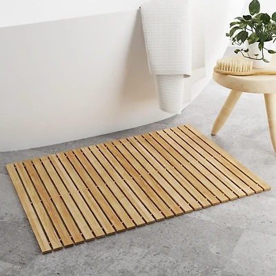 Tapis de bain en bambou Hometrends Tapis de bain en bambou
