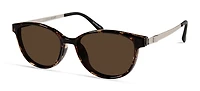 Bio Eyes Womens Prescription Eyeglasses, Petunia, Yellow Tortoise, 51-15-135