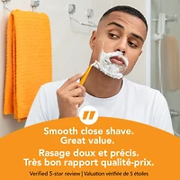 Rasoir jetable homme BIC Twin Select Sensitive Skin, 2 lames, paquet de 18