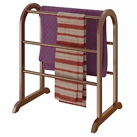 Eleanor Quilt Rack Walnut Finish