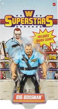 WWE Superstars Figurine articulée et accessoires Big Bossman