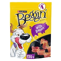 Beggin' avec Bacon, Gâteries Tendres pour Chiens