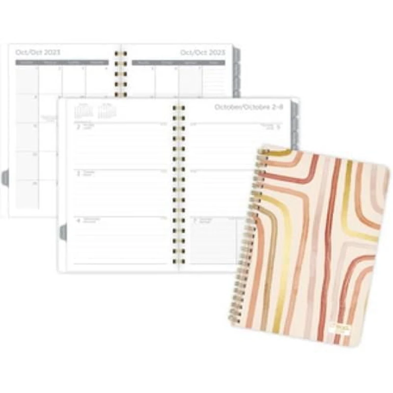 Mead Small Natural Desert Lines 2024 Weekly/Monthly Planner