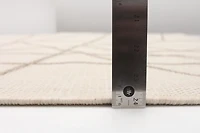 ECARPET Indoor Outdoor Area Rug for Patio, Deck, Living Room Sisal Abstract Collection