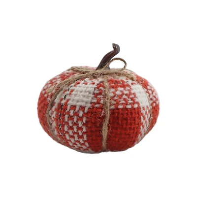 Way-To-Cel PL orange plaid pumpkin
