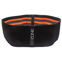 GoZone Solid Fabric Resistance Band – Black/Orange, Non-slip design