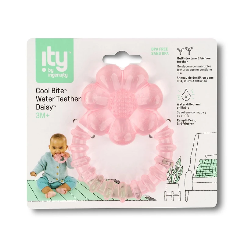 ITY by Ingenuity Cool Bite Water Teether - Daisy, 3 - 36 months