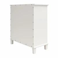 Ameriwood Home Celeste Accent Cabinet with Glass Doors, White