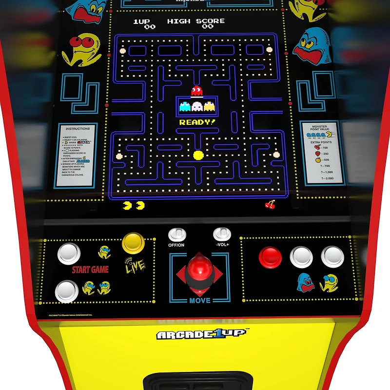 Arcade1UP Pac-Man Legacy Deluxe Arcade Machine