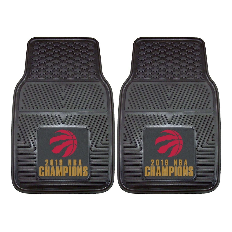 Fanmats NBA Champion Toronto Raptors Vinyl Car Mat Set of 2