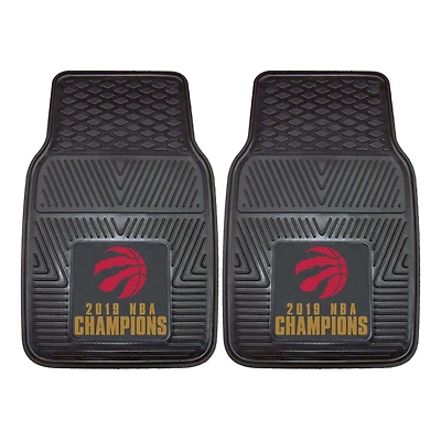 Fanmats NBA Champion Toronto Raptors Vinyl Car Mat Set of 2