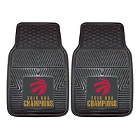 Fanmats NBA Champion Toronto Raptors Vinyl Car Mat Set of 2