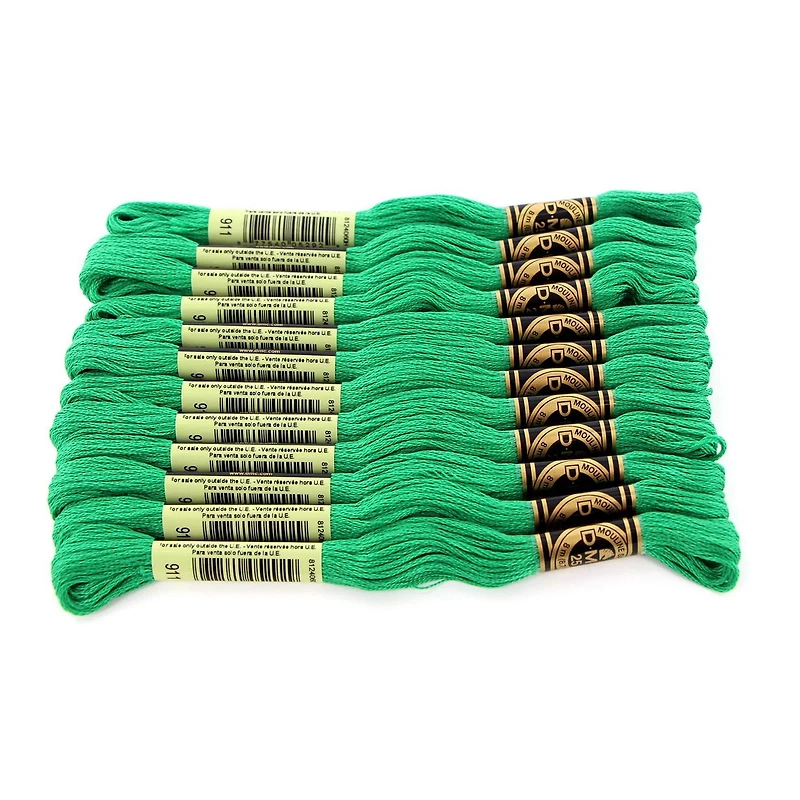 DMC Green Cotton 6 Strand Floss 8m