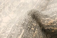 ECARPETGALLERY 5'0" x 7'4"  Transitional Galleria Hand Loomed Area Rug for Living Room, Dining Room and Bedroom in Grey