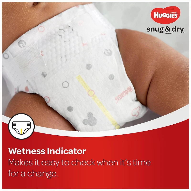 Couches HUGGIES Snug & Dry, Emballage Giga
