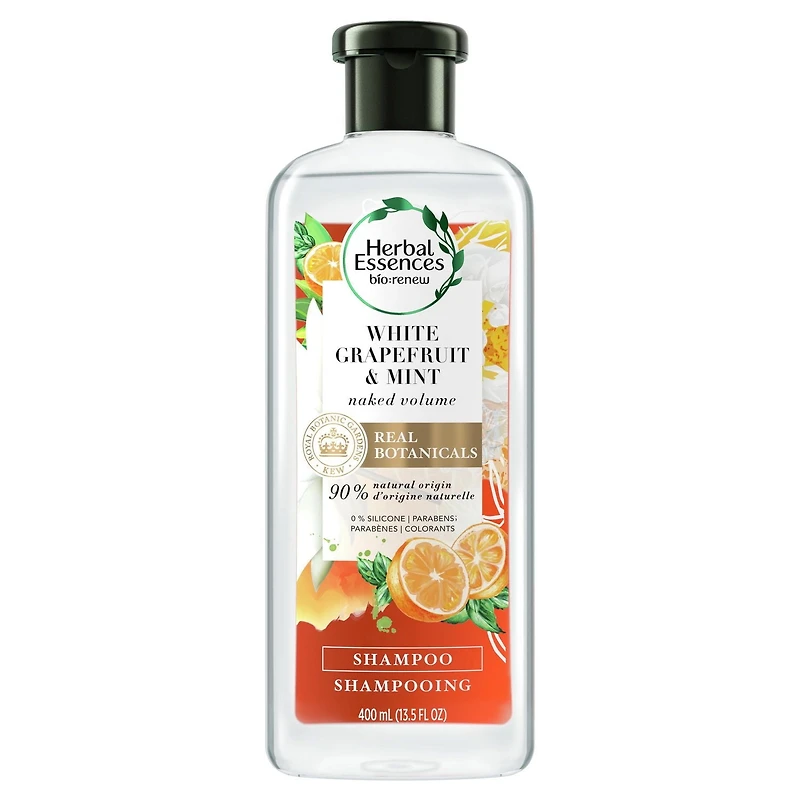 Shampooing Herbal Essences bio:renew Naked Volume White Grapefruit & Mint
