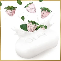 Olay Fresh OutlastMD Pain de beauté, fraise blanche rafraîchissante et menthe 4 pains, 90 g, fraise blanche et menthe