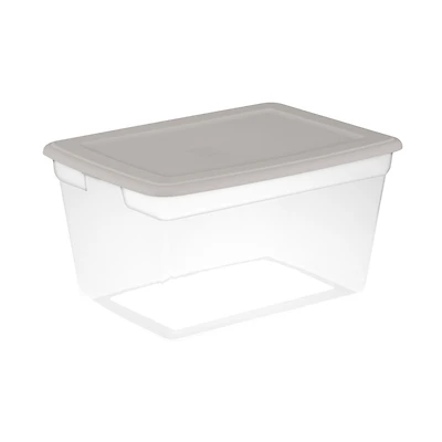 Sterilite 54.9 L BoÎte de Rangement Gris