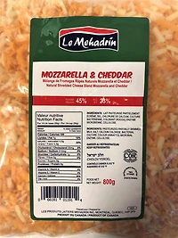 Mozzarella & Cheddar Natural Shredded Cheese Blend Mozzarella and Cheddar