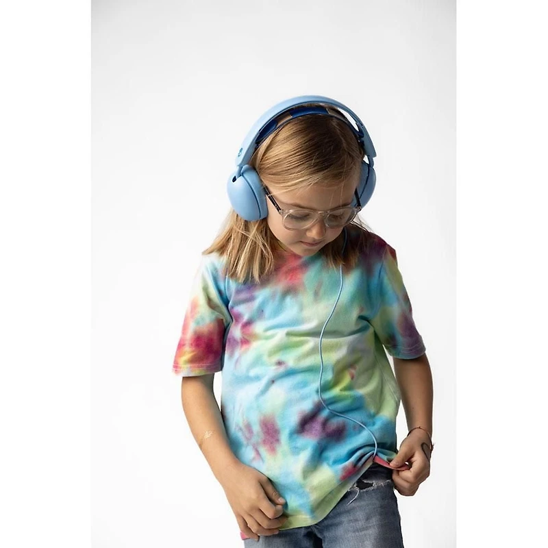 Casque supra-auriculaire à isolation sonore pour enfants Skullcandy Grom - Bleu surf