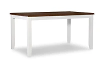 Lander 5-Piece Dining Set, Brown