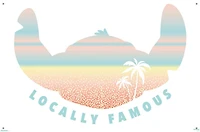 Disney Lilo and Stitch: Beach Vibes - Locally Famous Wall Poster