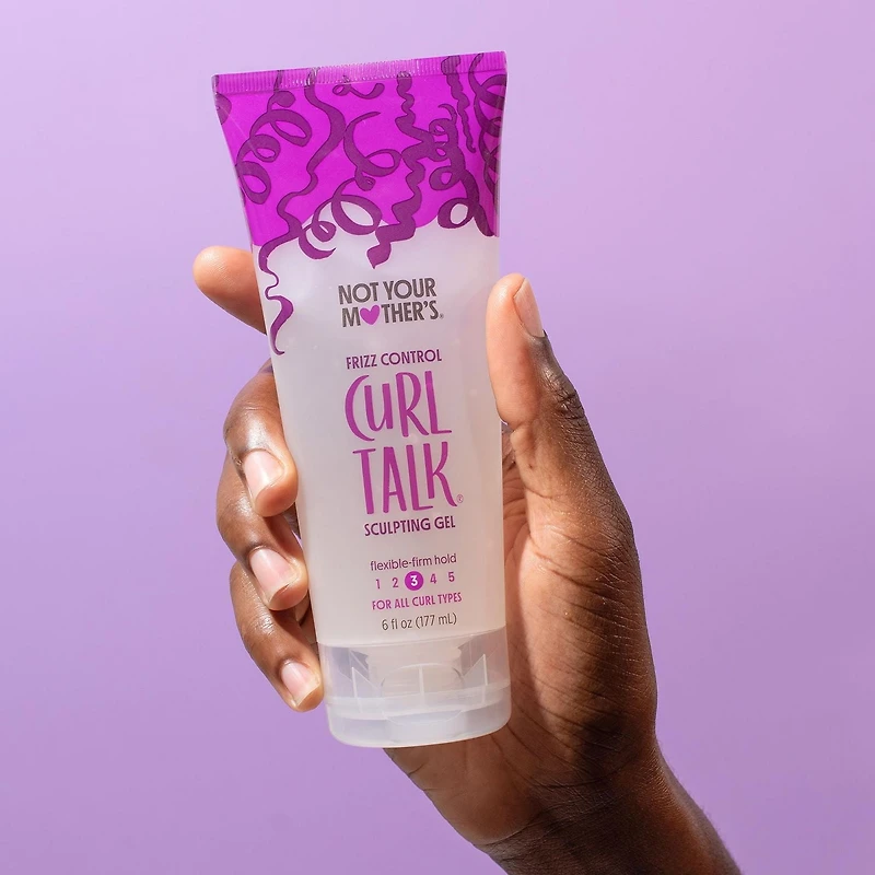 CURL TALK FRIZZ CONTROL SCULPTING GEL, Highly defined curls and natural movement.