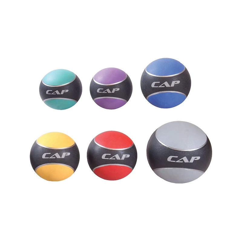CAP Barbell Rubber Medicine Ball, 2-12 lb