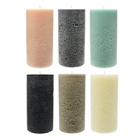 Hometrends 8" Bougie pilier parfumée vanille et bois de santal 4" diamètre x 8" hauteur