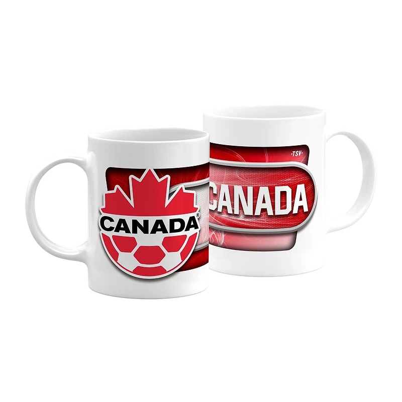 ENSEMBLE DE 2 TASSES À CAFÉ CANADA SOCCER