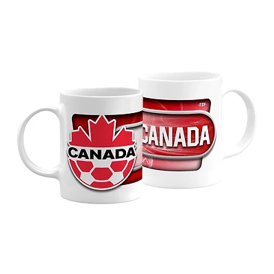 ENSEMBLE DE 2 TASSES À CAFÉ CANADA SOCCER
