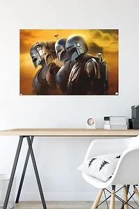 Star Wars: The Mandalorian Season 3 - Helmets Wall Poster