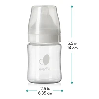 EVENFLO FEEDING Balance + Wide Neck Baby Bottle (5oz, 3pk), Developed with Pediatric Feeding Specialists
