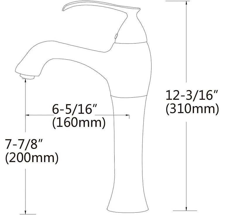 American Imaginations 25.25-in. W Semi-Recessed White Bathroom Vessel Sink Set For Deck Mount Drilling AI-30108