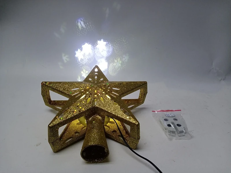 HOLIDAY TIME LED STAR TREE TOPPER