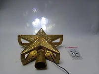 HOLIDAY TIME LED STAR TREE TOPPER