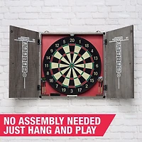 Ensemble de meubles pour cible de fléchettes MD Sports Bristle Armoire À Flechettes En Poils