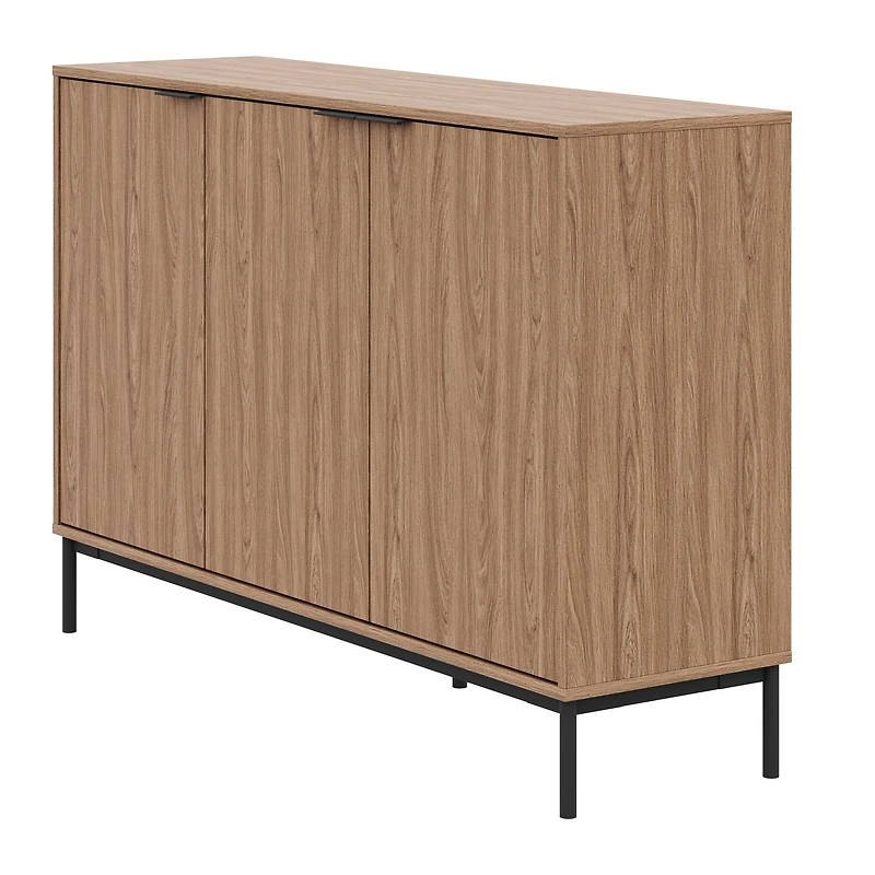 Connor 3-Door Buffet in Light Walnut