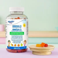 Equate Omega-3 for Kids Gummies, Value Size